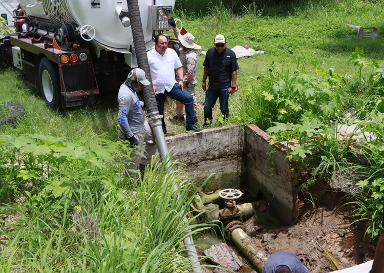 Supervisa COMAPA Altamira funcionamiento de válvulas reguladoras de flujo y presión