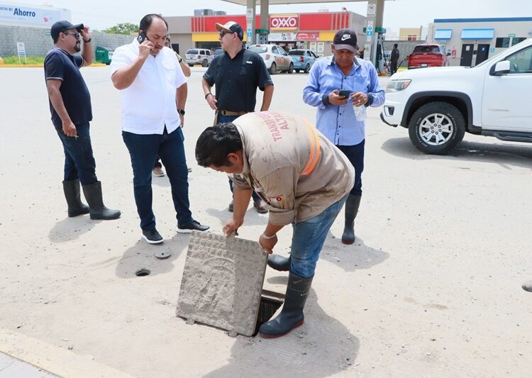 Supervisa COMAPA Altamira funcionamiento de válvulas reguladoras de flujo y presión