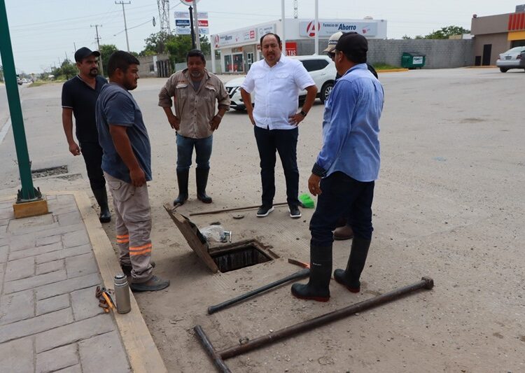 Supervisa COMAPA Altamira funcionamiento de válvulas reguladoras de flujo y presión