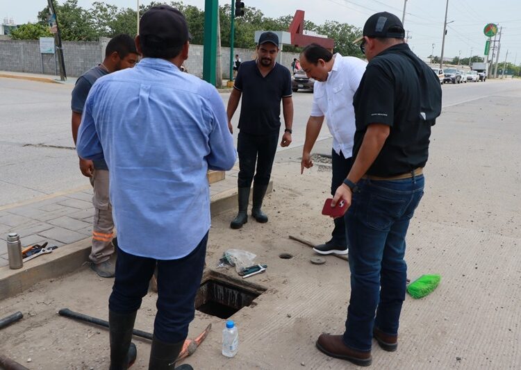 Supervisa COMAPA Altamira funcionamiento de válvulas reguladoras de flujo y presión