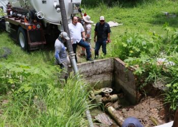 Supervisa COMAPA Altamira funcionamiento de válvulas reguladoras de flujo y presión