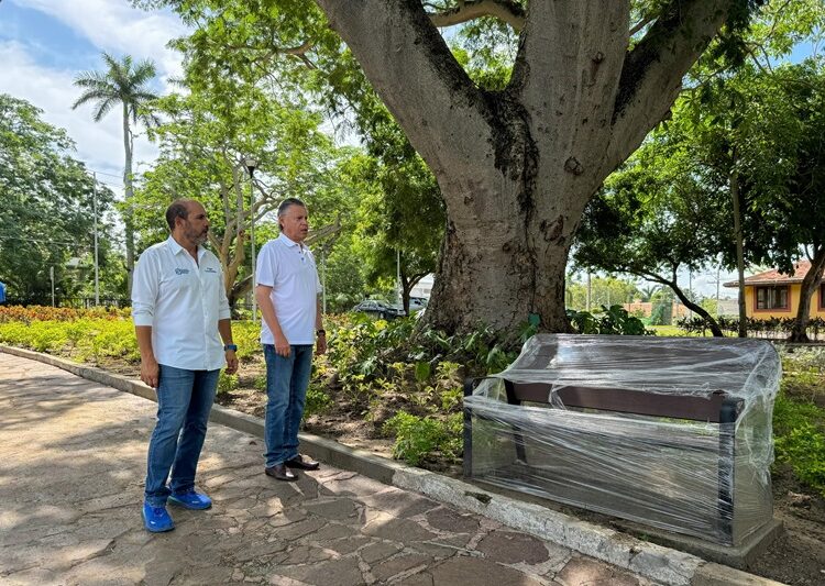 Supervisa Chucho Nader modernización del Parque Águila