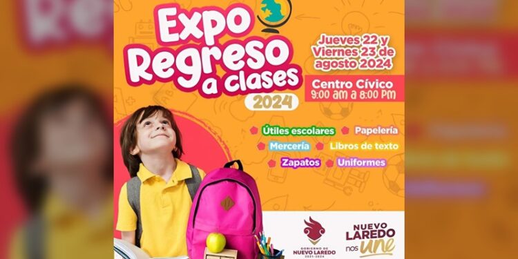 Todo listo para la “Expo Regreso a Clases 2024”