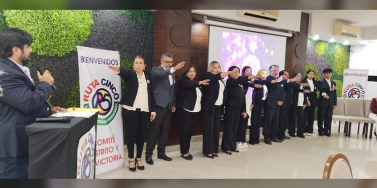 Toman protesta a integrantes de Comité Distrital Ruta 5, Victoria