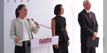 Víctor Rodríguez Padilla, director de Pemex con Claudia Sheinbaum
