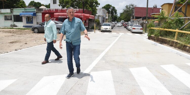 Seguimos trabajando en la modernización vial de Tampico: Chucho