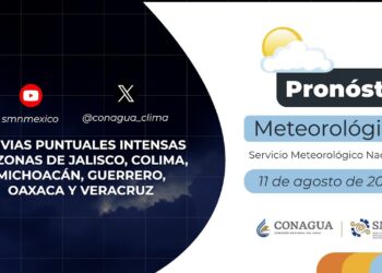 #PronósticodelTiempo para hoy Domingo 11 de agosto de 2024