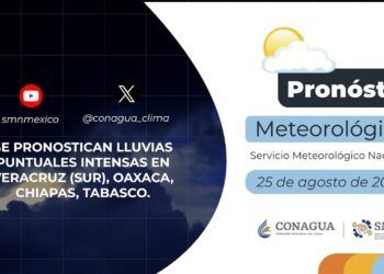 #PronósticodelTiempo para hoy Domingo 25 de agosto de 2024