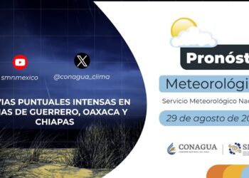 #PronósticodelTiempo para hoy Jueves 29 de agosto de 2024
