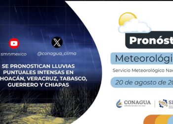 #PronósticodelTiempo para hoy Martes 20 de agosto de 2024