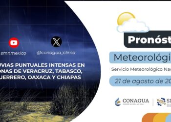 #PronósticodelTiempo para hoy Miércoles 21 de agosto de 2024