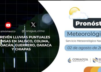 #PronósticodelTiempo para hoy Viernes 02 de agosto de 2024