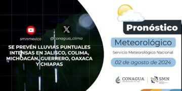 #PronósticodelTiempo para hoy Viernes 02 de agosto de 2024