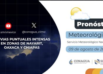 #PronósticodelTiempo para hoy Viernes 09 de agosto de 2024