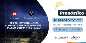 #PronósticodelTiempo para hoy Viernes 16 de agosto de 2024