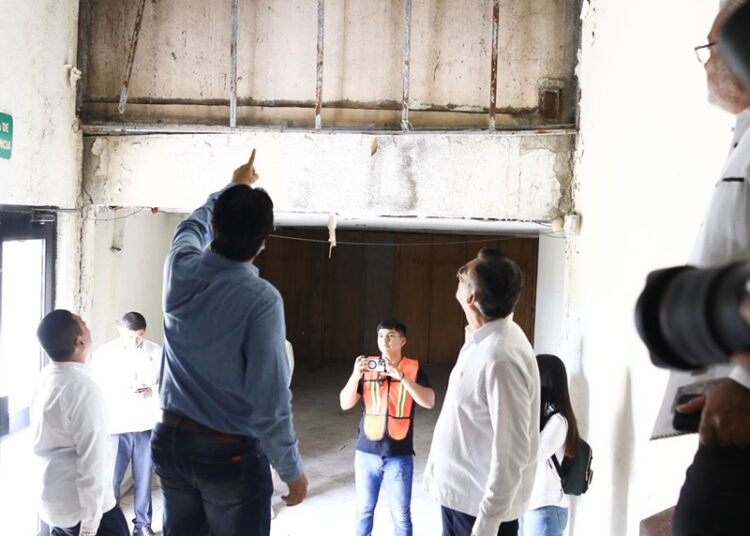 Supervisa AVA rehabilitación del Centro de Convenciones de Matamoros