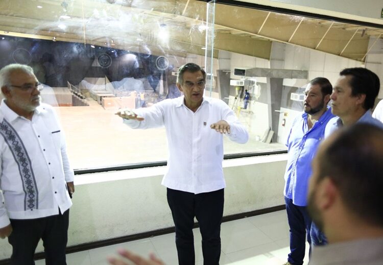 Supervisa AVA rehabilitación del Centro de Convenciones de Matamoros