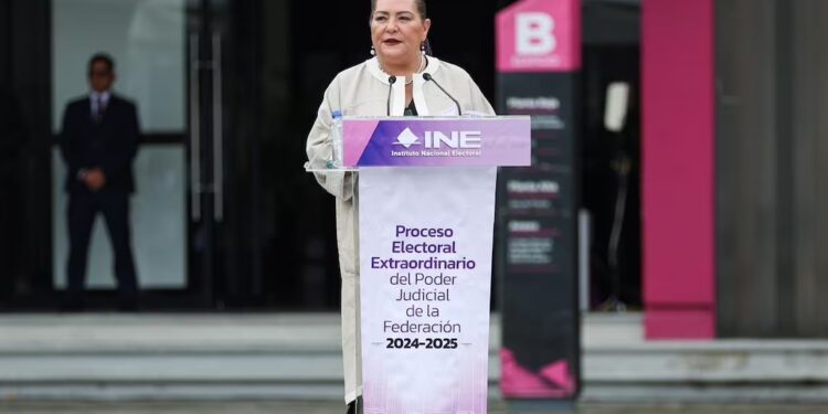 INE da banderazo a elección del Poder Judicial