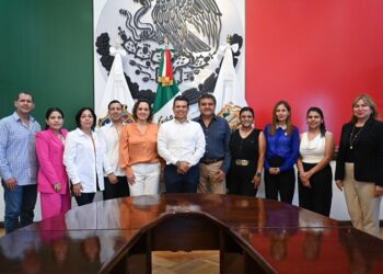 Acuerdan sector empresarial y Lalo Gattás trabajar por Victoria