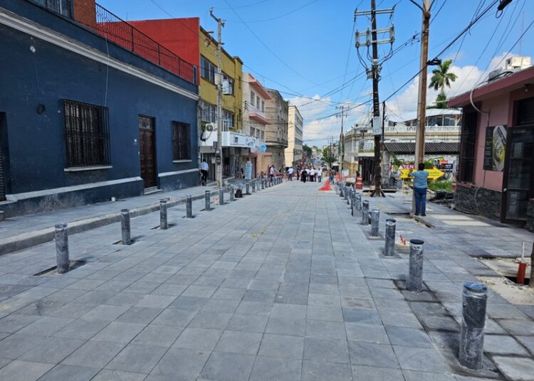 Avanza construcción de la semi peatonal Diaz Mirón