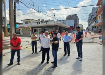 Avanza construcción de la semi peatonal Diaz Mirón