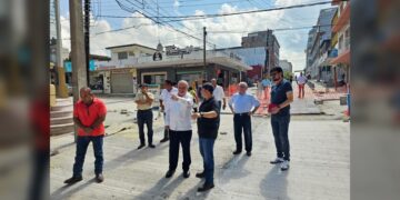 Avanza construcción de la semi peatonal Diaz Mirón