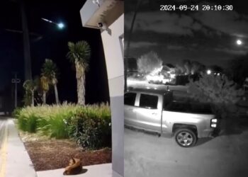 Captan presunto meteorito en Tamaulipas