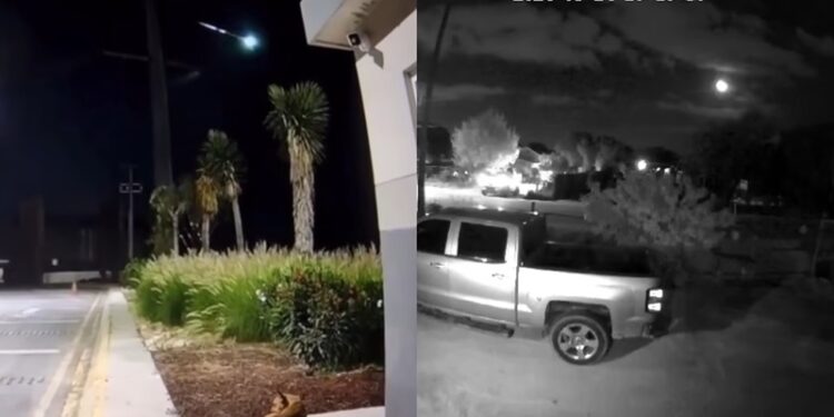 Captan presunto meteorito en Tamaulipas