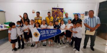 Club de Leones Reynosa lleva campaña ‘Visual’ a la Escuela Primaria ‘Lauro Aguirre’