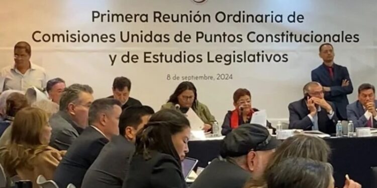 Comisiones del Senado aprueban en lo general reforma judicial de AMLO