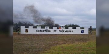 FGR llevó a cabo incineración de narcóticos en Tamaulipas