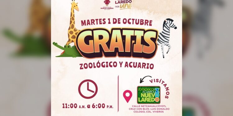 Gobierno de NLD invita a los ciudadanos al Zoológico y Acuario
