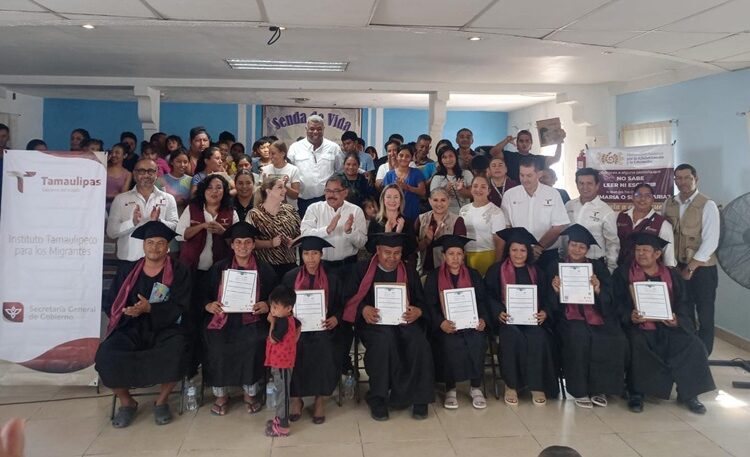 Alfabetizarán a migrantes mayores de 15 años en los albergues de Tamaulipas