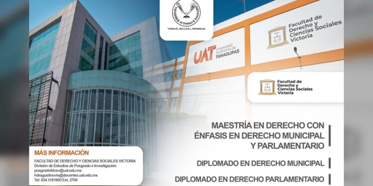 Impartirá la UAT maestría y diplomados en derecho municipal y parlamentario