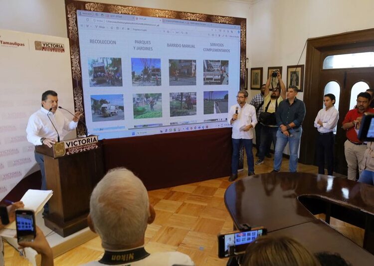 Informa Eduardo Gattás de acciones, servicios y atención de reportes ciudadanos