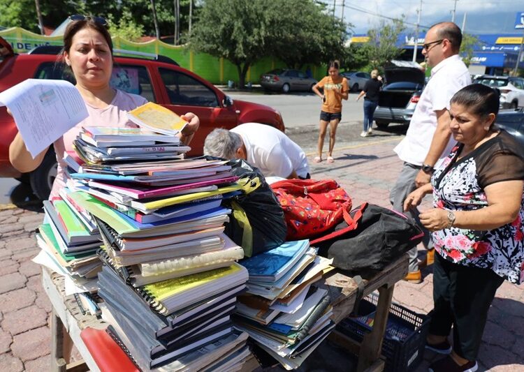 Invita Municipio sumarse a campaña de reciclaje de libros y cuadernos