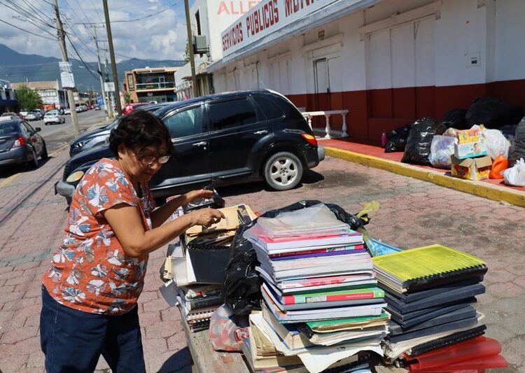 Invita Municipio sumarse a campaña de reciclaje de libros y cuadernos