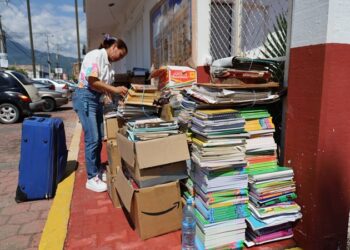 Invita Municipio sumarse a campaña de reciclaje de libros y cuadernos