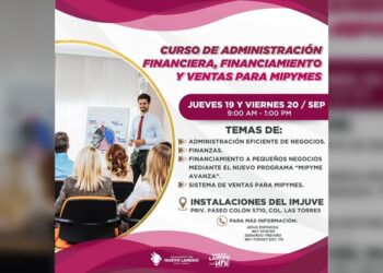 Invitan a jóvenes emprendedores a cursos de capacitación