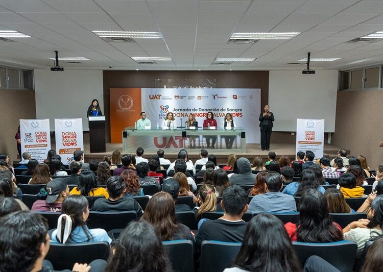 La UAT y sector salud promueven la donación de sangre en apoyo a niños con cáncer