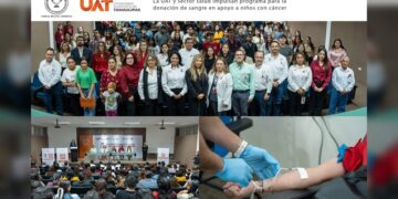 La UAT y sector salud promueven la donación de sangre en apoyo a niños con cáncer