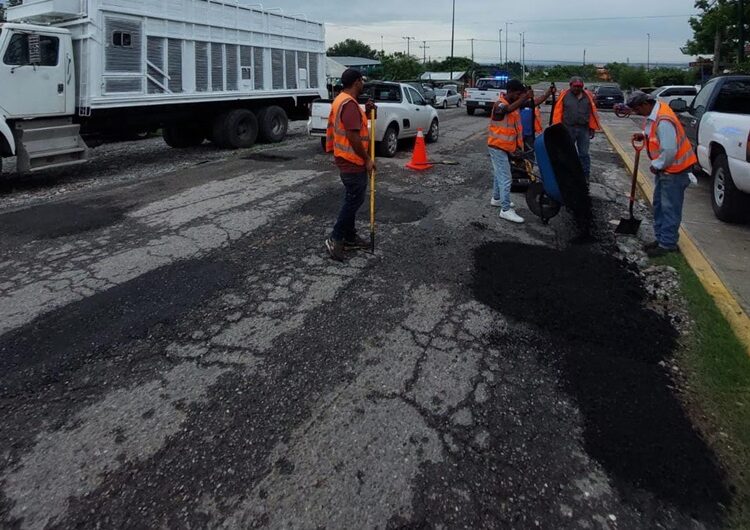 Mantiene SOP trabajos preventivos de bacheo