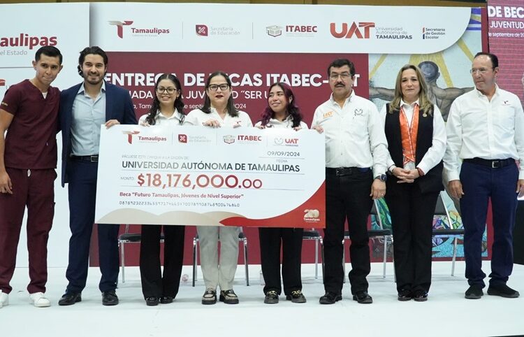 Más de 9 mil estudiantes de la UAT reciben la Beca “Futuro Tamaulipas”