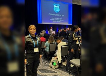 Oficial de la Guardia Estatal presente en conferencia internacional para mujeres policías