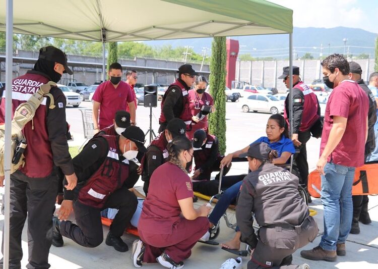 Participa SSPT en Simulacro Nacional 2024