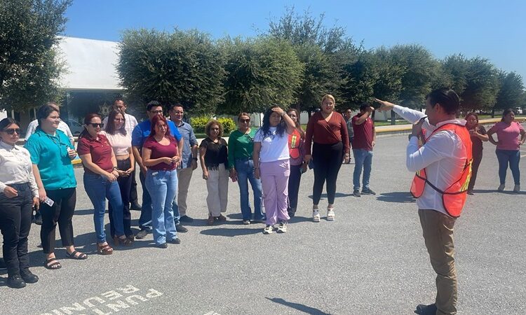 Participa SSPT en Simulacro Nacional 2024