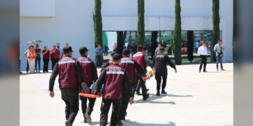 Participa SSPT en Simulacro Nacional 2024