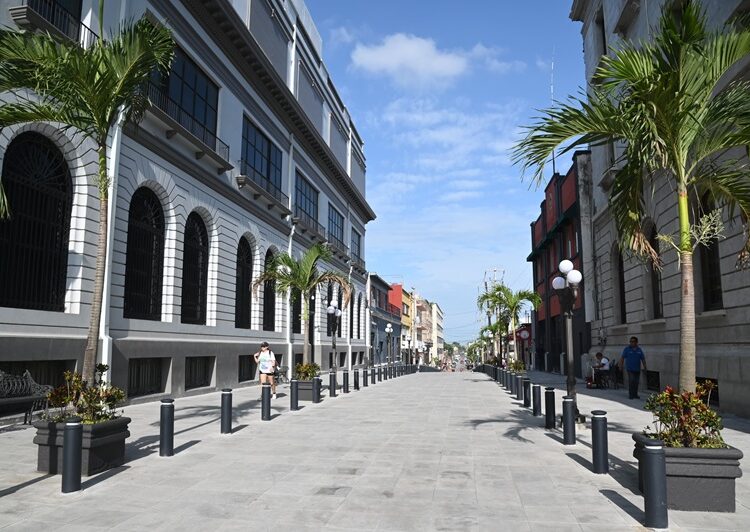 Por concluir conversión a semipeatonal de la calle Salvador Díaz Mirón
