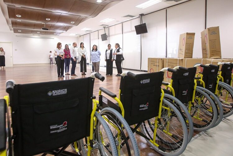 Recibe DIF Tamaulipas sillas de ruedas donadas por Fundación Teletón