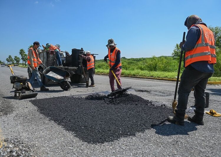 Rehabilita SOP 98 m2 de carpeta dañada en el Praxedis Balboa